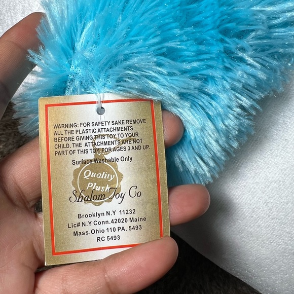 Shalom Toy Collection 36” White & Blue Plush DOLPHIN - Stuffed Animal Toy NEW - Picture 3 of 10